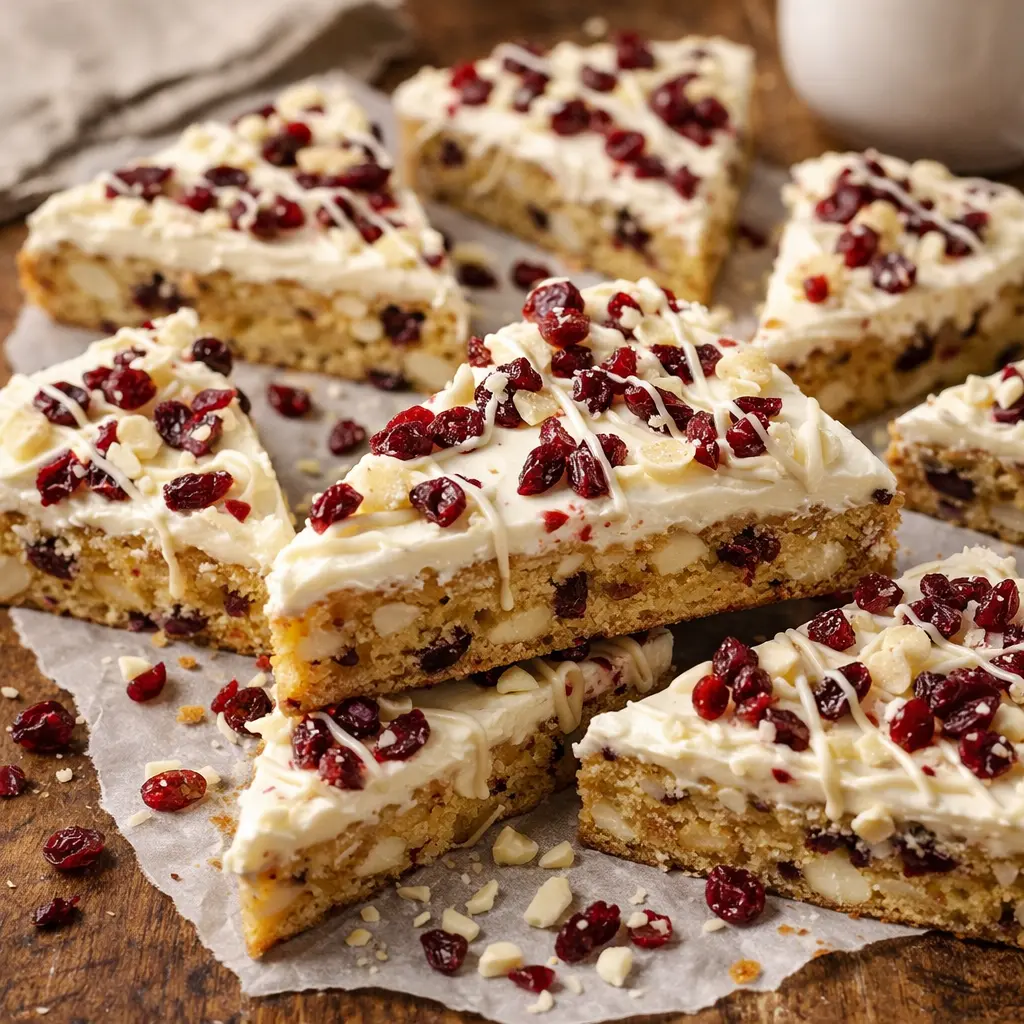 Cranberry Bliss Bars recipe
