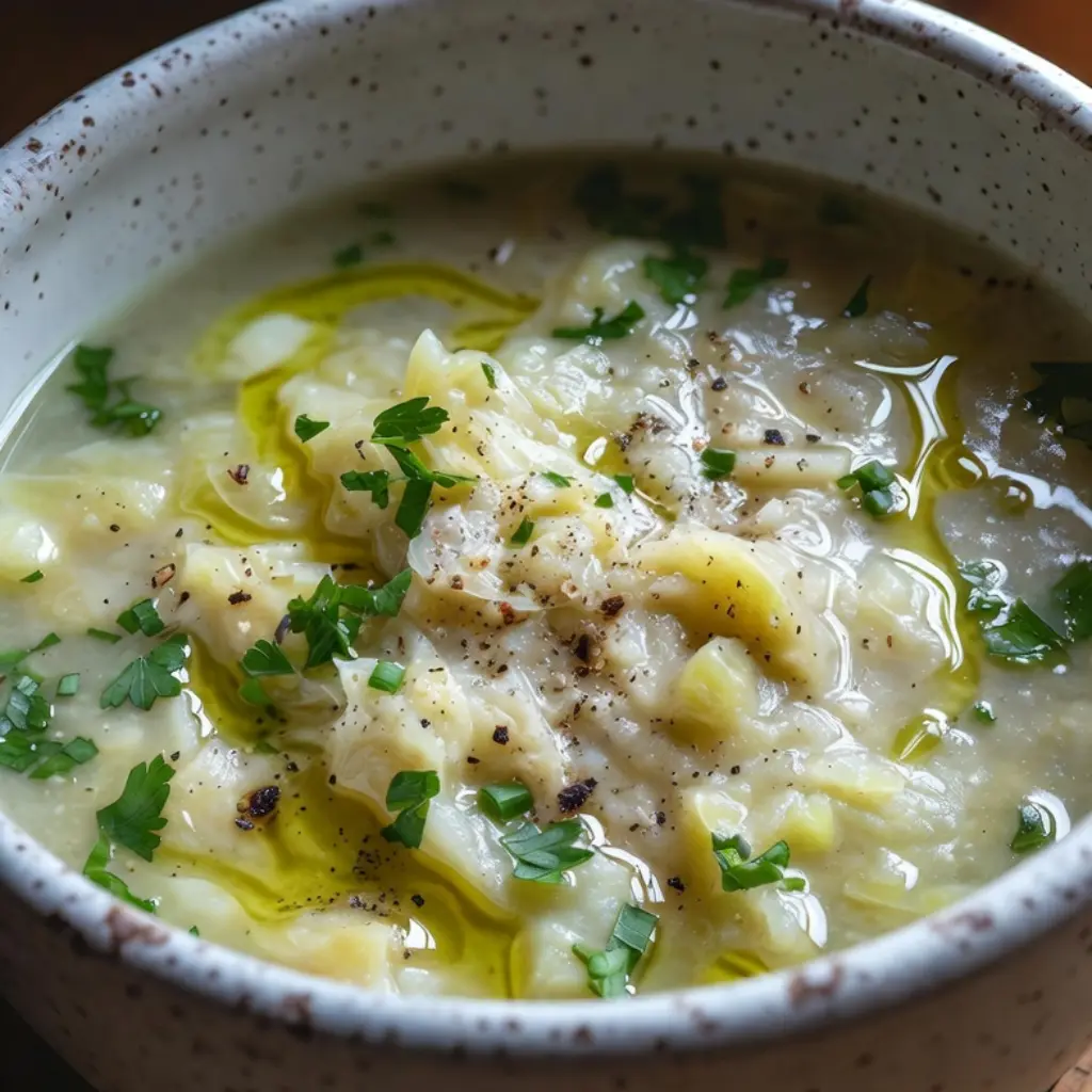 Creamy cabbage soup recipe