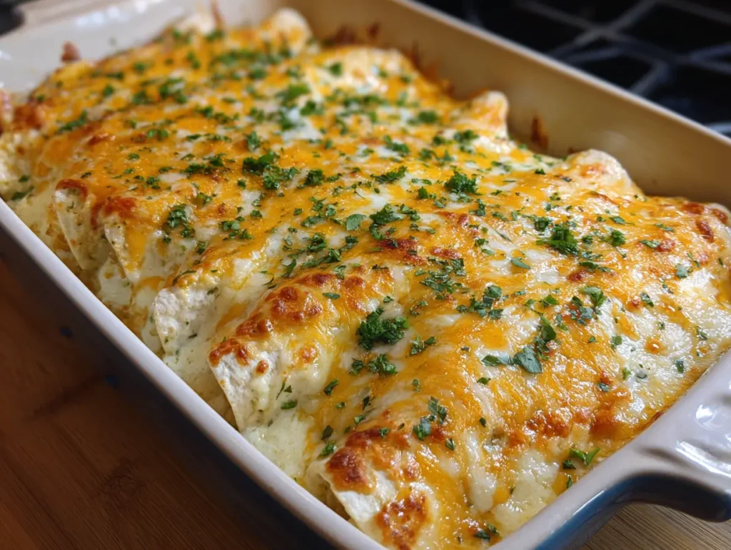 Cream Cheese Chicken Enchiladas – Ultra Creamy & Easy Recipe 6 Cream Cheese Chicken Enchiladas