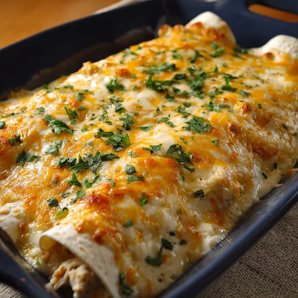 Cream Cheese Chicken Enchiladas – Ultra Creamy & Easy Recipe 7 Cream Cheese Chicken Enchiladas recipe