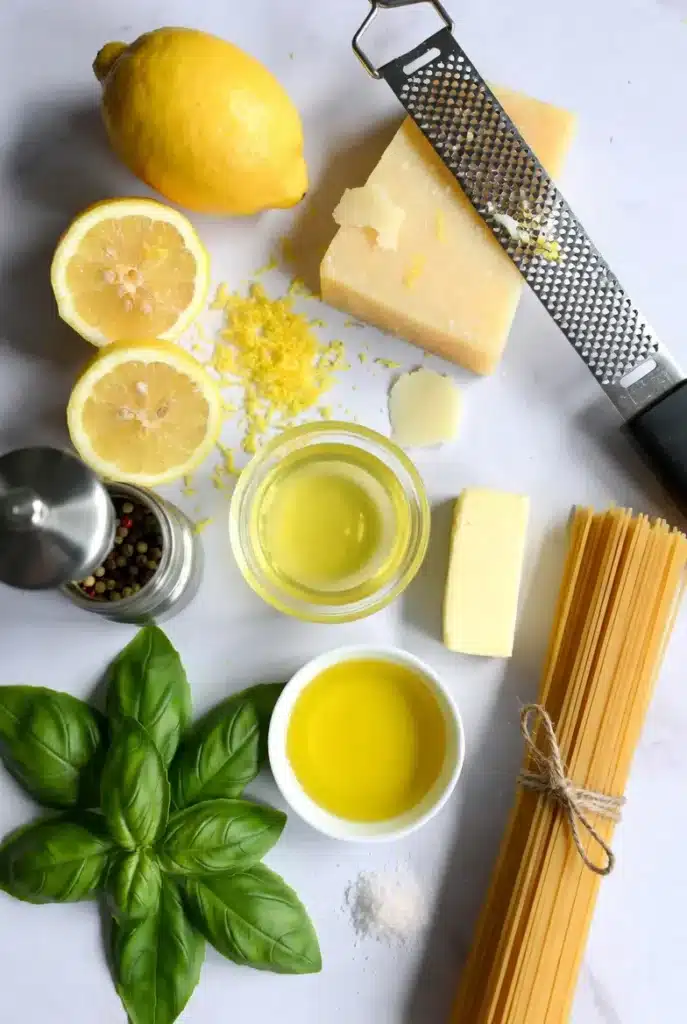 Pasta al Limone recipe Ingredients