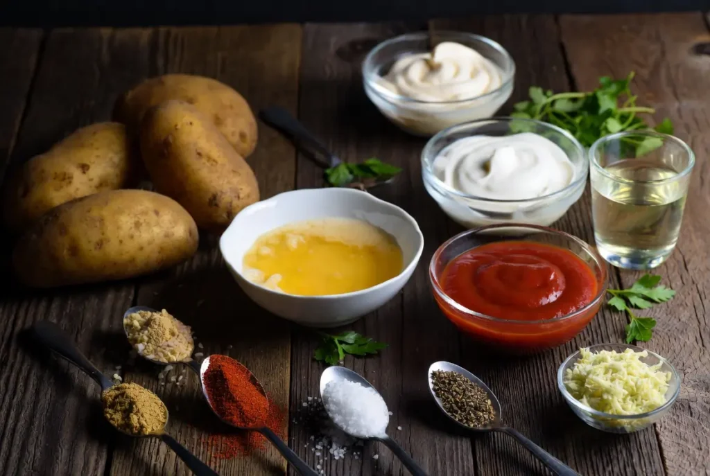 Ingredients for Bloomin’ Potato recipe