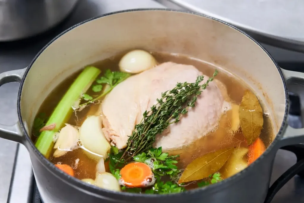 Italian Penicillin Soup-The Best Healing Bowl You Need 8 Chopped vegetables sautéing in olive oil in a large pot