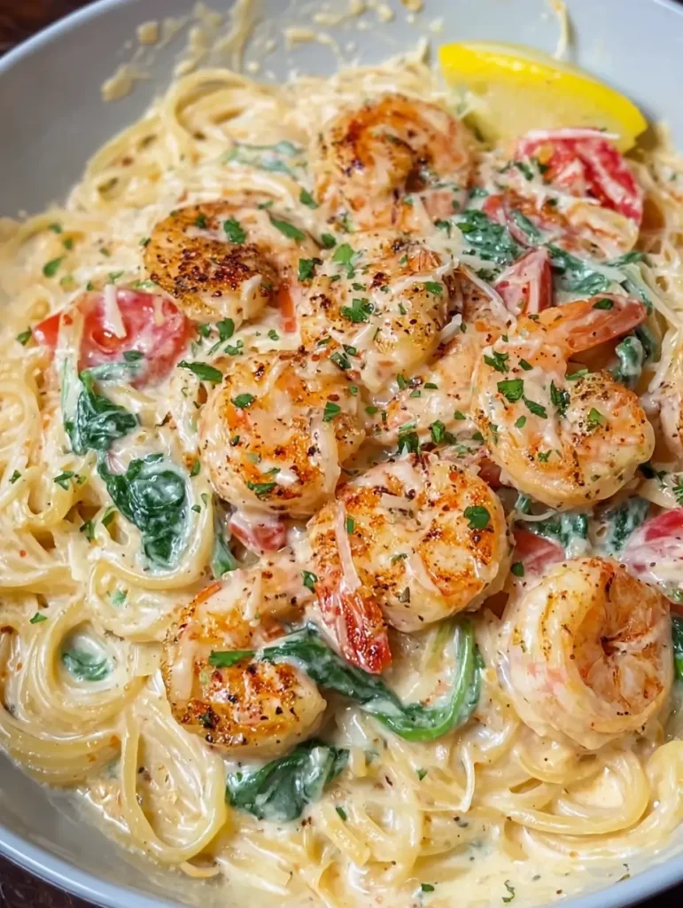 Savory and Delightful Cheesy Garlic Shrimp Pasta 9 Cheesy Garlic Shrimp Pasta