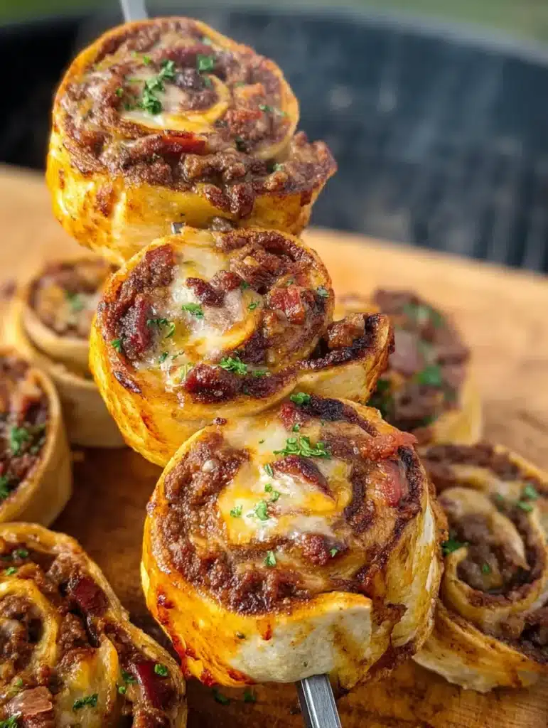 30-Minute Irresistible Crispy Beef Tortilla Pinwheels 12 Preparing tortilla rolls filled with seasoned beef and cheese before crisping