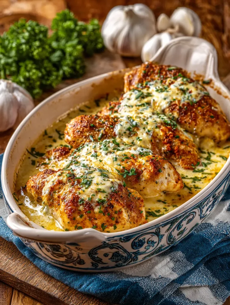 30-Minute Irresistible Creamy Ranch Cheesy Baked Chicken 12 Coating chicken with creamy sauce and adding cheese before baking