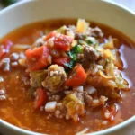 Cabbage Roll Soup recipe