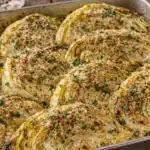 Garlic Parmesan Melting Cabbage