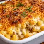 Macaroni and Cheese Meatloaf Casserole