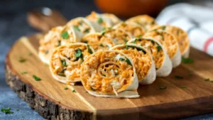 Buffalo Chicken Pinwheels