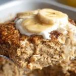 Banana Baked Oatmeal with Greek Yogurt