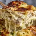Creamy White Chicken Lasagna