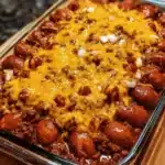 Fully Loaded Classic Chili Cheese Dog Casserole recipe
