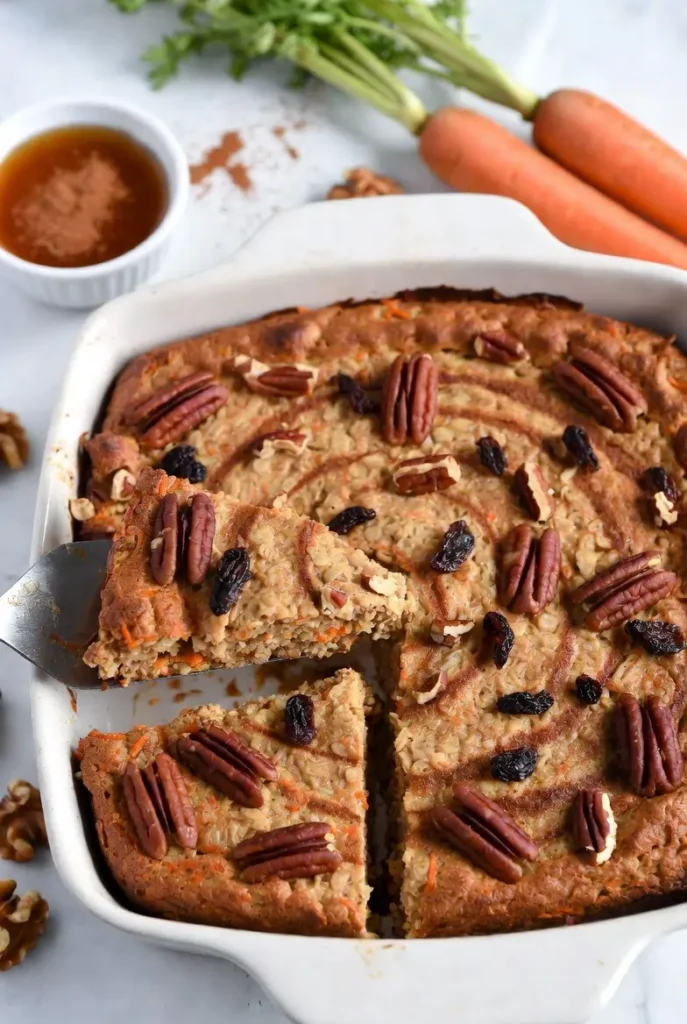 Carrot Cake Baked Oatmeal