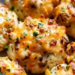 Cheesy Crab Garlic Butter Biscuits