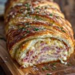 Ham and Cheese Crescent Braid