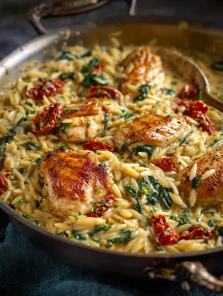 One-Pan Marry Me Chicken Orzo Pasta
